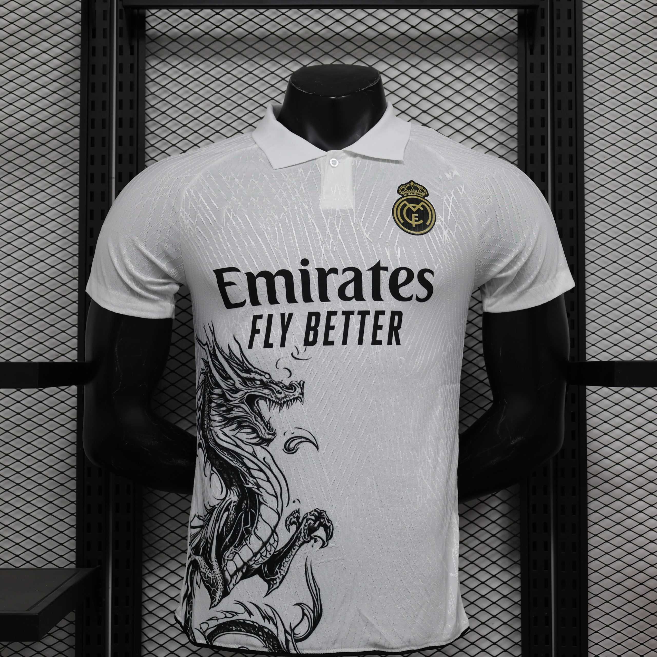 2025-26 Real Madrid Special White Dragon Player S-2XL