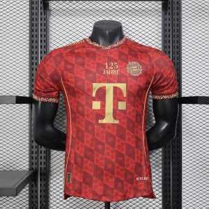 2025-26 Bayern Munich 125th Anniversary Edition Red Player S-2XL