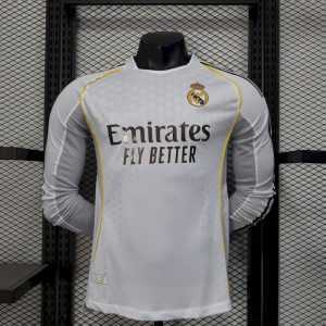 2025-26 Real Madrid Home Long Sleeve S-2XL