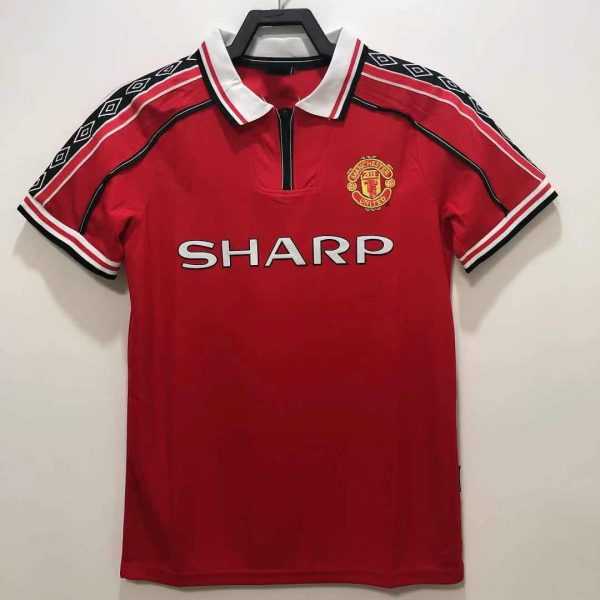 1998-99 Manchester United Home Retro S-2XL