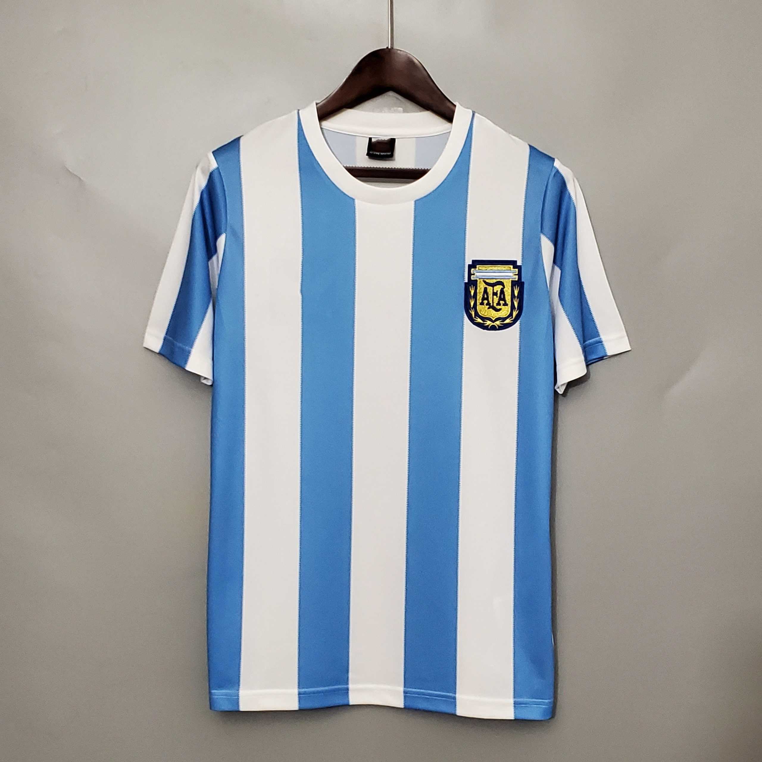 1986 Argentina home Retro S-XXL