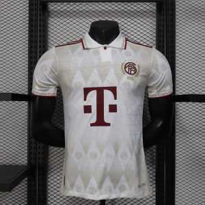 2025-26 Bayern Munich 125 Years White Polo Player S-2XL