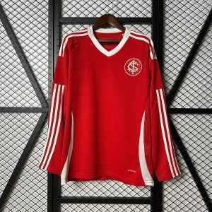 2025-26 Brazil Internacional Home Long sleeves S-2XL