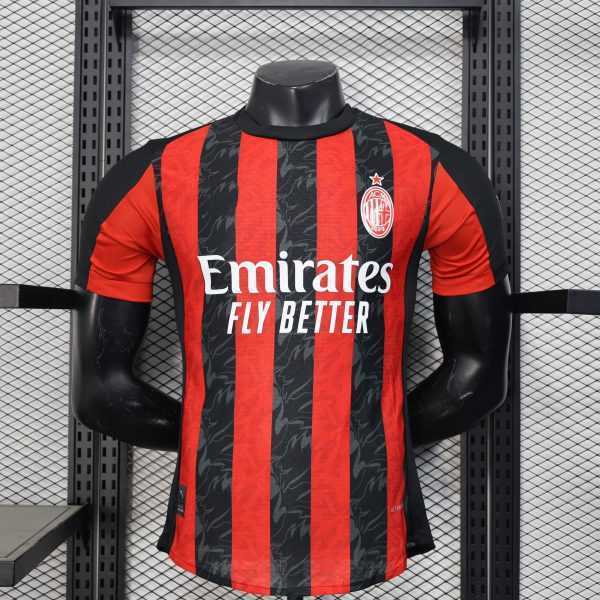 2025-26 AC Milan Home Player S-XXL