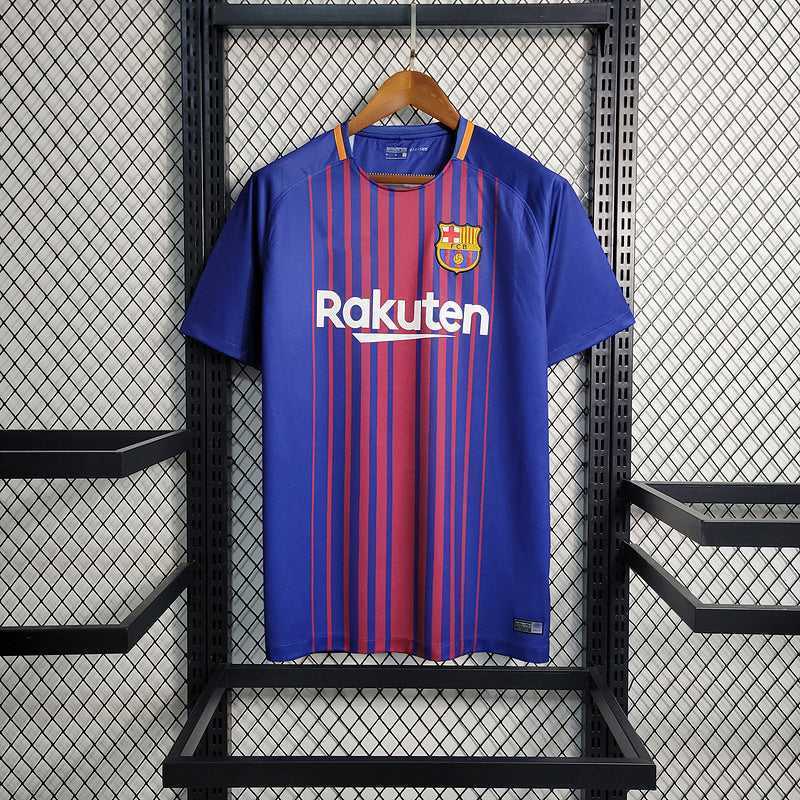 2017-18 Barcelona Home Retro S-XXL