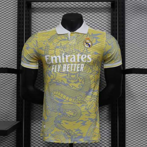 2025-26 Real Madrid Special Yellow Dragon Player S-2XL