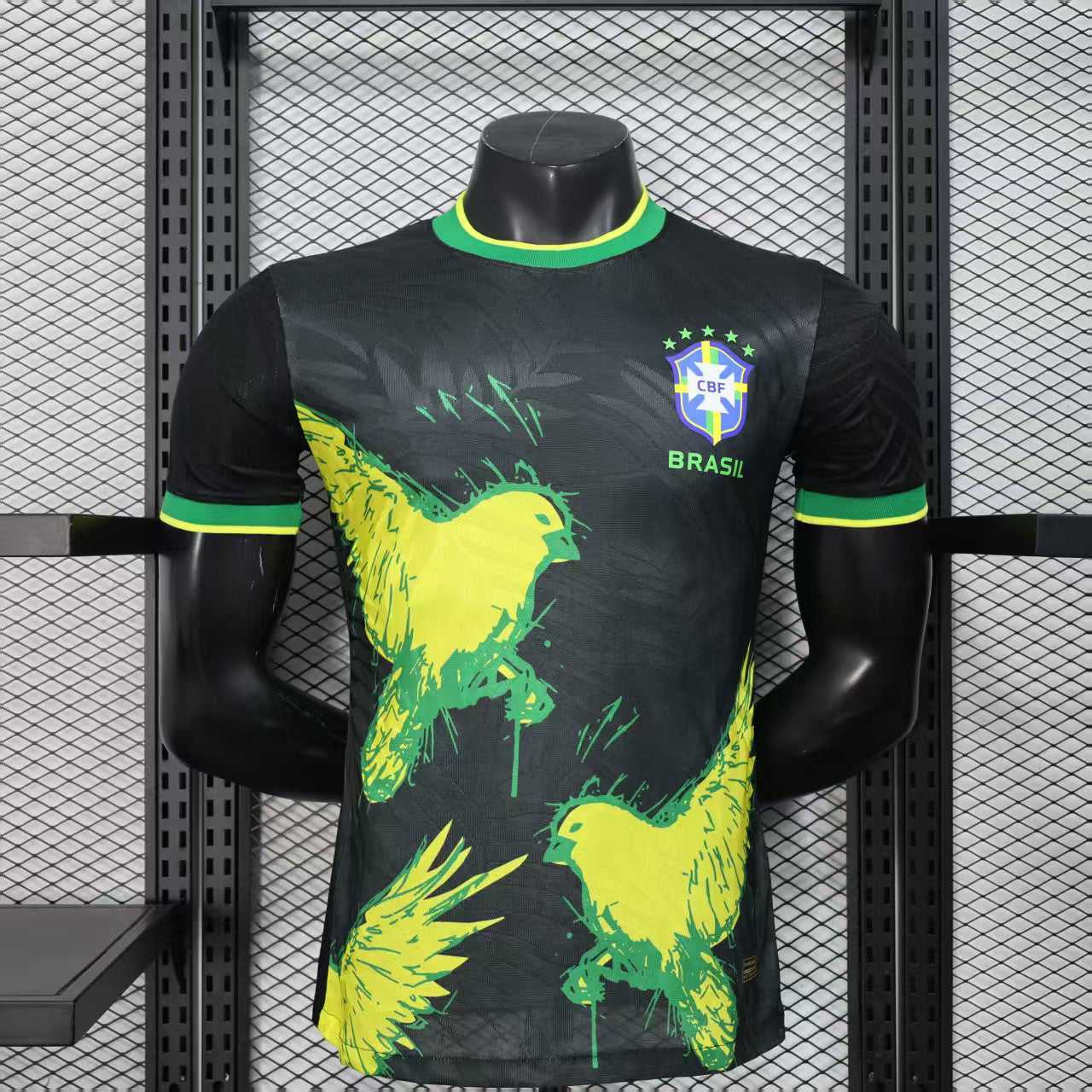 2025-26 Brazil Special Black Payer S-2XL