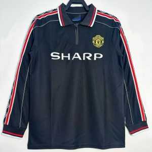1998-99 Manchester United Black Long Sleeve S-2XL
