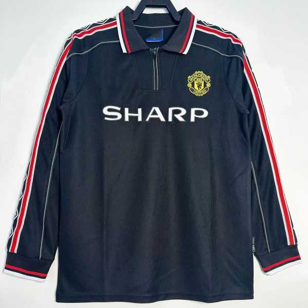 1998-99 Manchester United Black Long Sleeve S-2XL