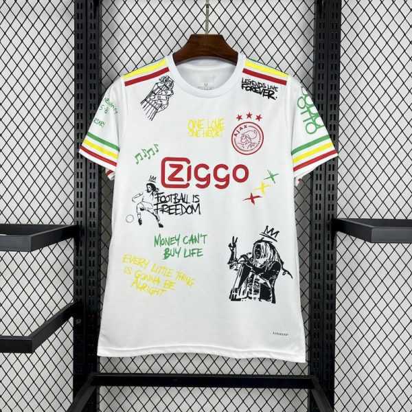 2025-26 Ajax Amsterdam Bob Marley 40th White S-2XL