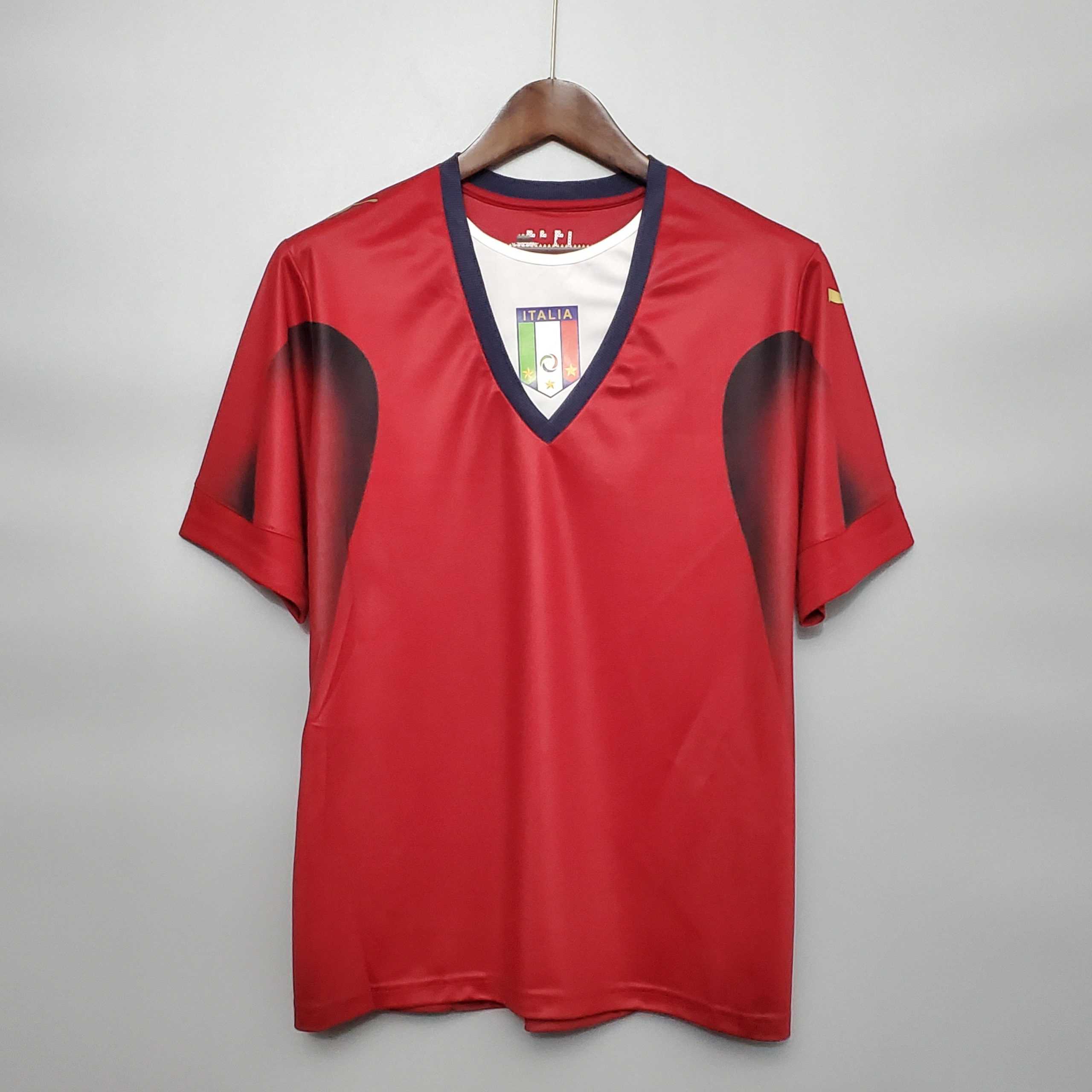 2006 Italy Red Retro S-XXL