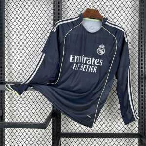 2025-26 Real Madrid Away Long Sleeve S-2XL
