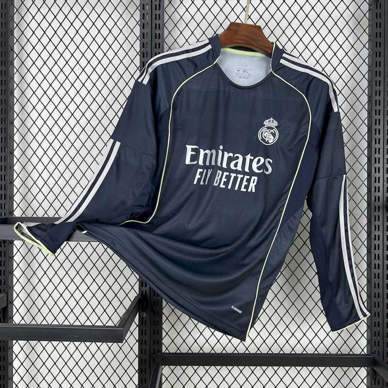 2025-26 Real Madrid Away Long Sleeve S-2XL
