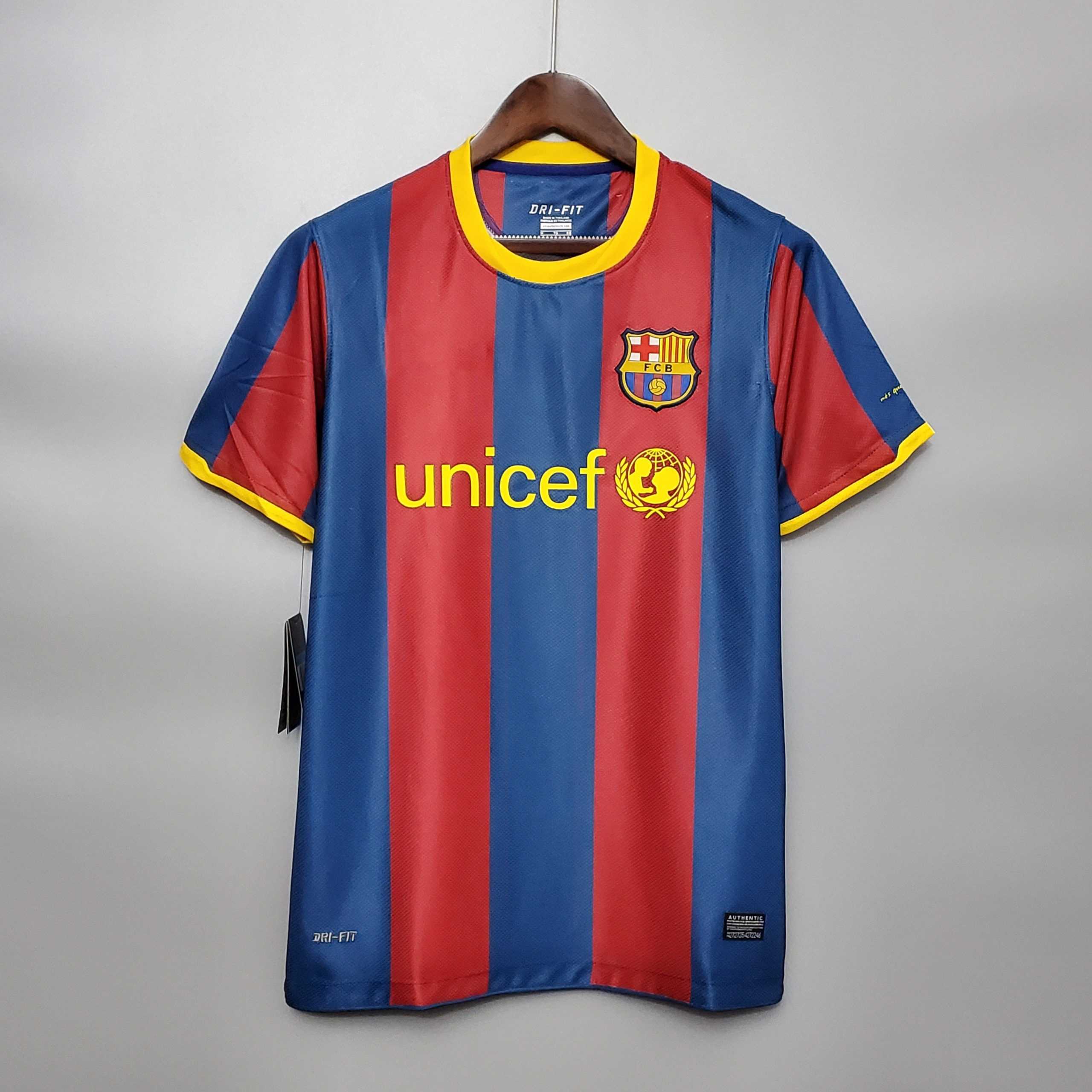 2010-11 Barcelona Home Retro S-2XL