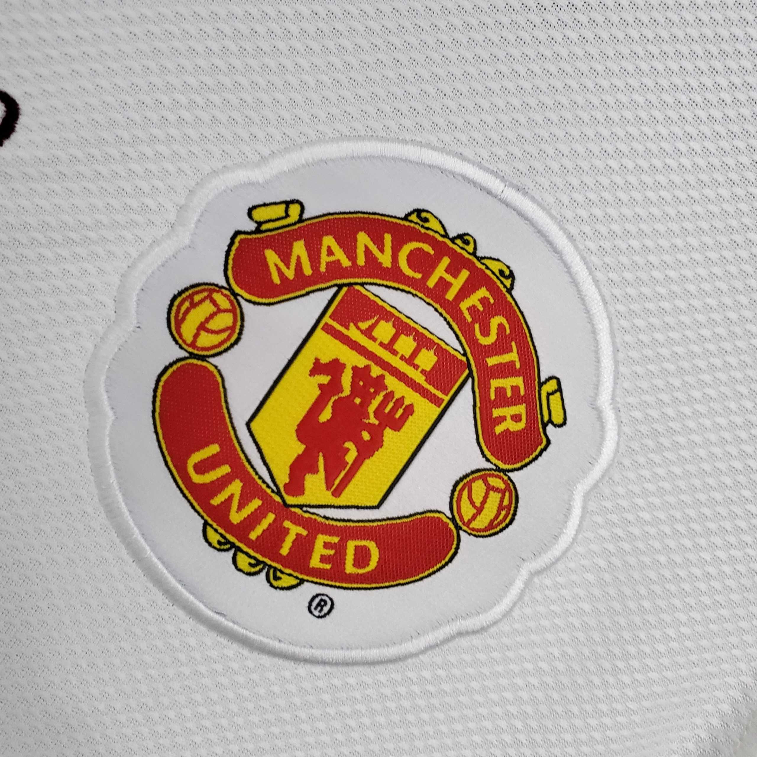 2008-09 Manchester United Champions League away white Retro S-XXL - Image 3