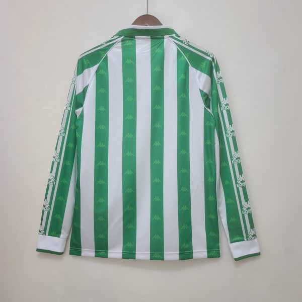 1995-97 Betis Home Long Sleeve S-2XL - Image 2