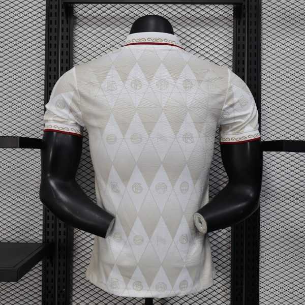2025-26 Bayern Munich 125 Years White Polo Player S-2XL - Image 2