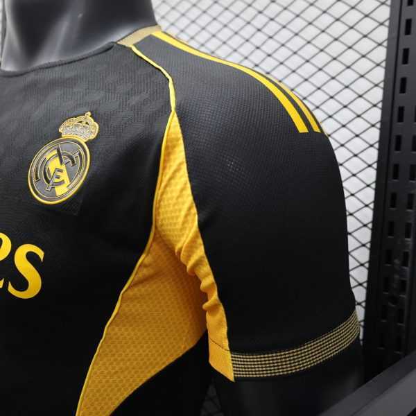 2025-26 Real Madrid Special Gold Black Player S-2XL - Image 4