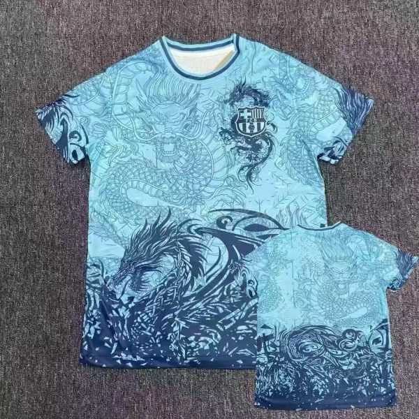 2025-26 Barcelona Special Blue Dragon S-2XL - Image 3