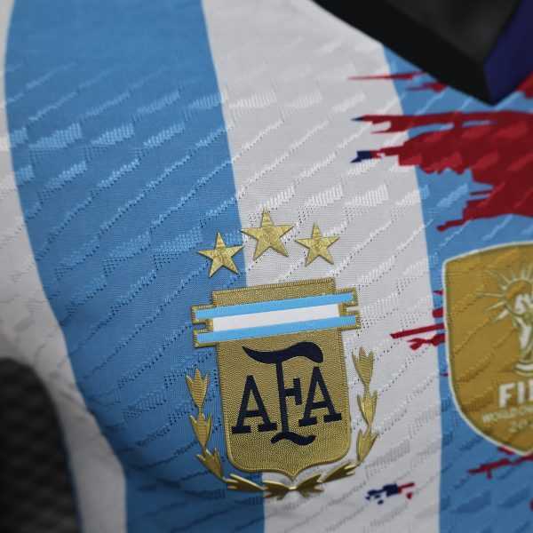2025-26 Argentina-Barcelona 10 Messi Player Size S-2XL - Image 5