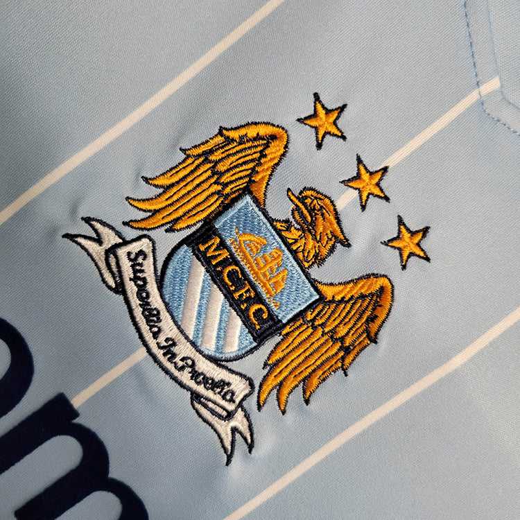 2007-08 Manchester City home Retro S-2XL - Image 3