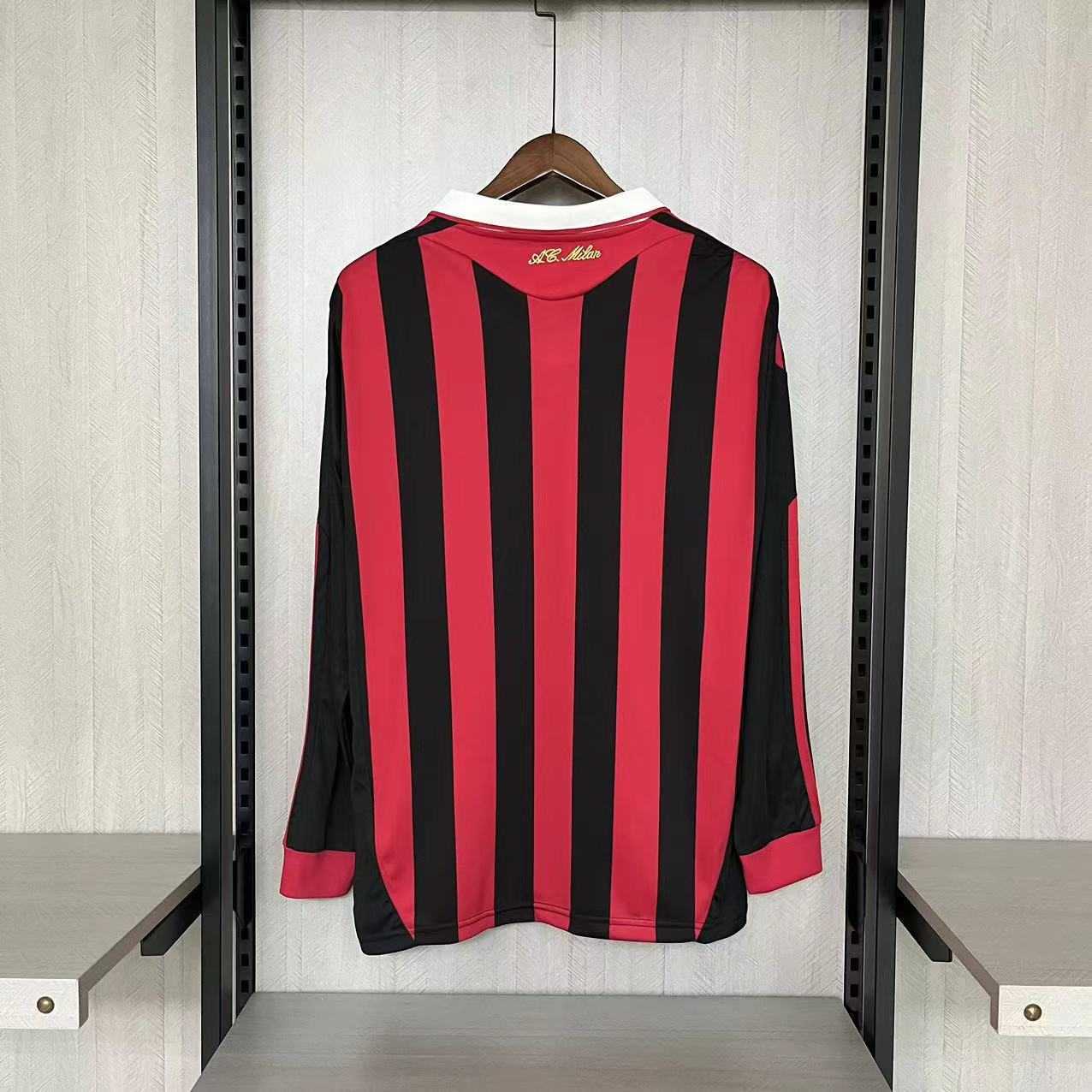2009-10 AC Milan home long sleeve S-XXL - Image 2