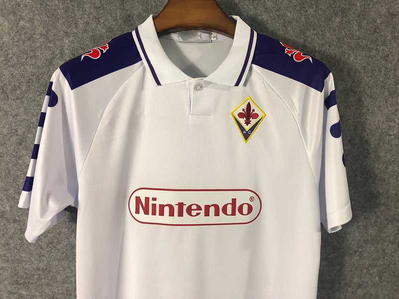1998-99 ACF Fiorentina Away Retro S-XXL - Image 5
