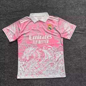 2025-26 Real Madrid Special Polo Pink Dragon S-2XL