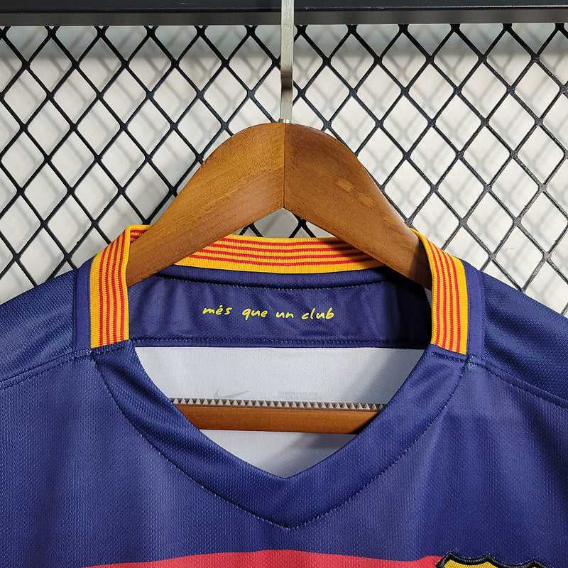 2015-16 Barcelona Home Retro S-XXL - Image 4
