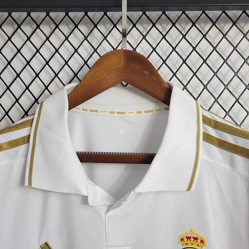 2011-12 Real Madrid Home Long Sleeve S-2XL - Image 4