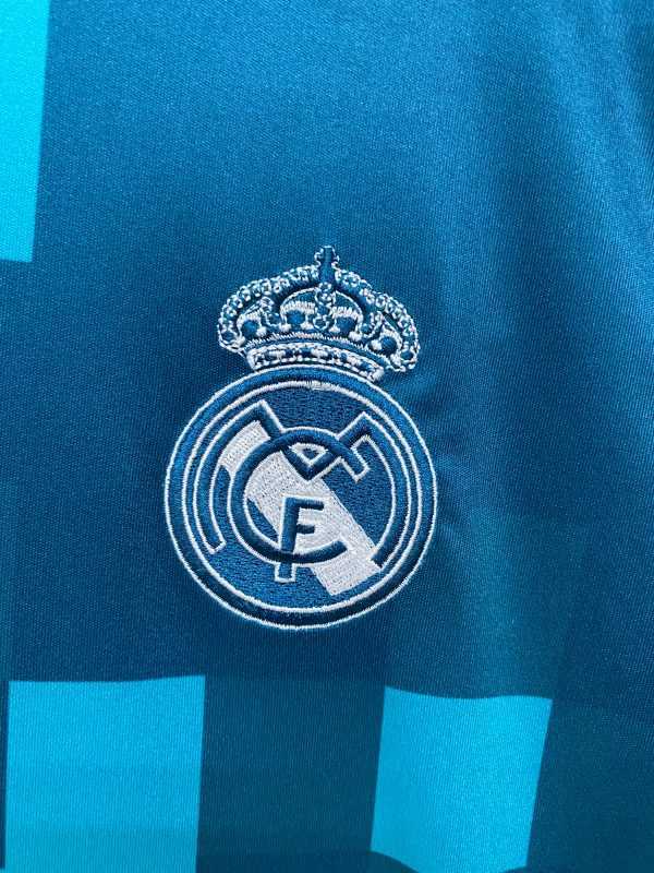 2017-18 Real Madrid second away Long Sleeve S-XXL - Image 6