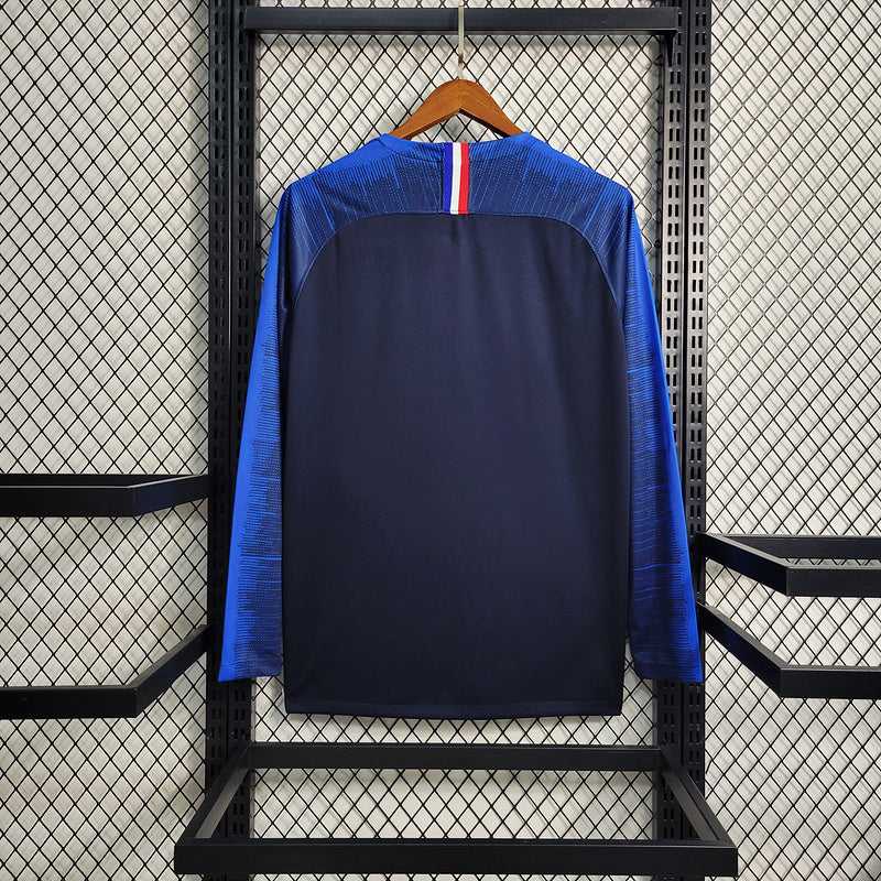 2018 World Cup France Home Long Sleeve Long Sleeve S-2XL - Image 2