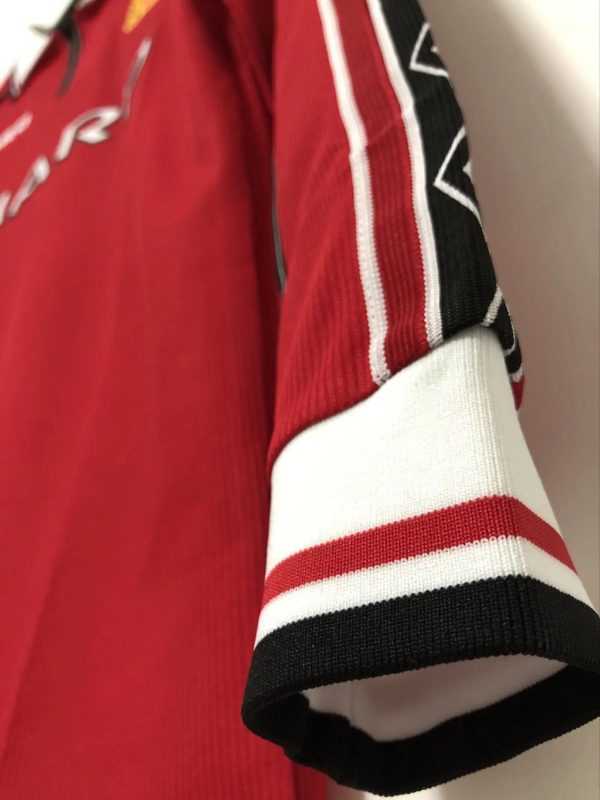 1998-99 Manchester United Home Long Sleeve S-2XL - Image 5