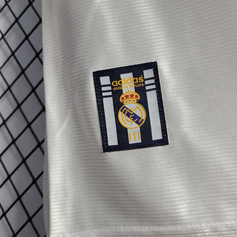 1998-00 Real Madrid home Retro Mesh material S-2XL - Image 8