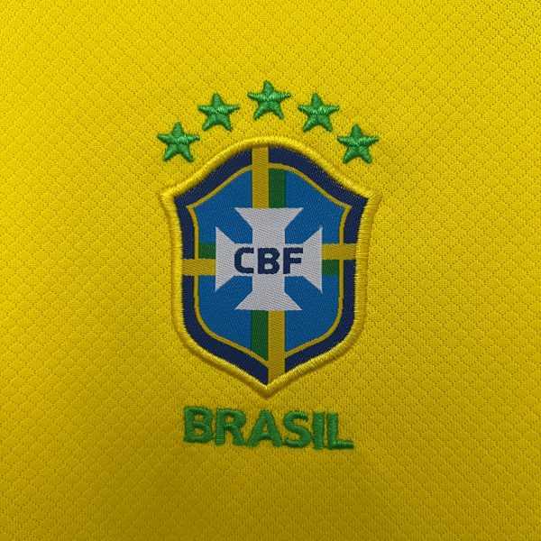 2025-26 Brazil Home KIDS SIZE 16-28 - Image 3