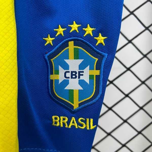 2025-26 Brazil Home KIDS SIZE 16-28 - Image 5