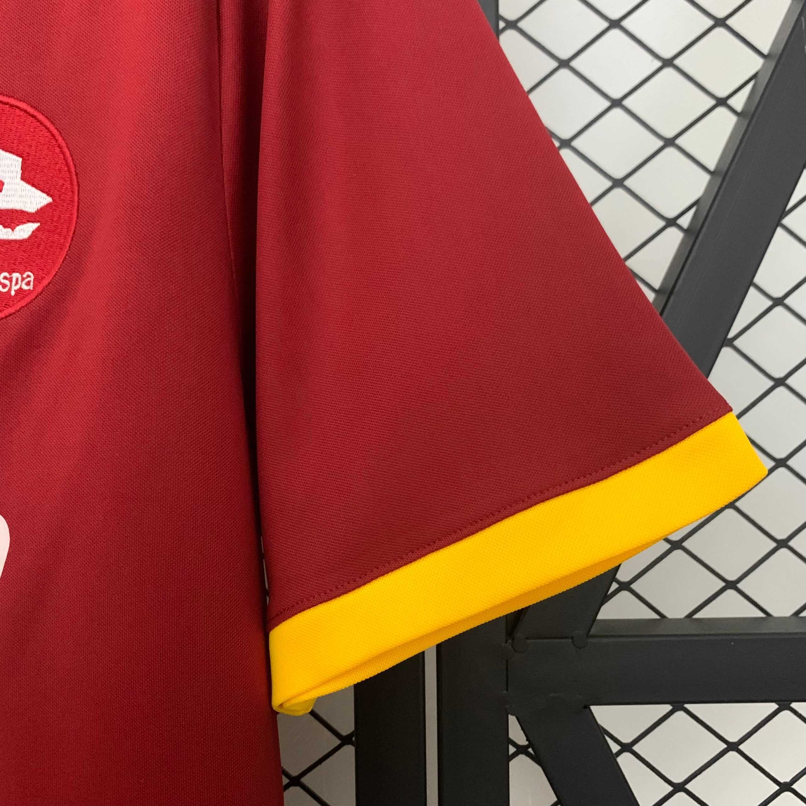 1989-90 Roma Home Retro S-2XL - Image 3