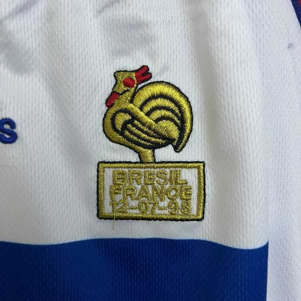 1998 France Away Retro Kids 16-28 - Image 3