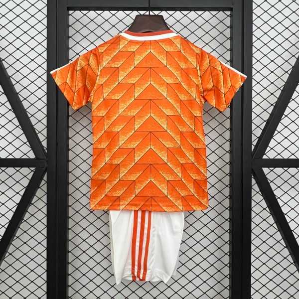 1988 Netherlands Home Retro Kids 16-28 - Image 2
