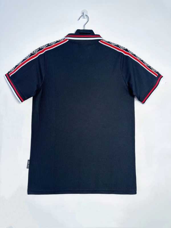 1998-99 Manchester United Black Retro S-2XL - Image 2