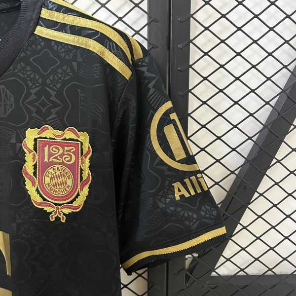 2025-26 Bayern Munich 125 Years Black S-XXL - Image 3
