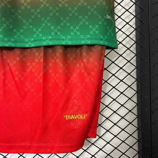 2025-26 AC Milan Co-Branded Edition Red-Green kids 16-28 - Image 3