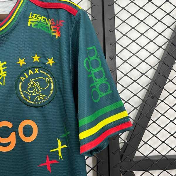 2025-26 Ajax Amsterdam Bob Marley 40th Green S-2XL - Image 4