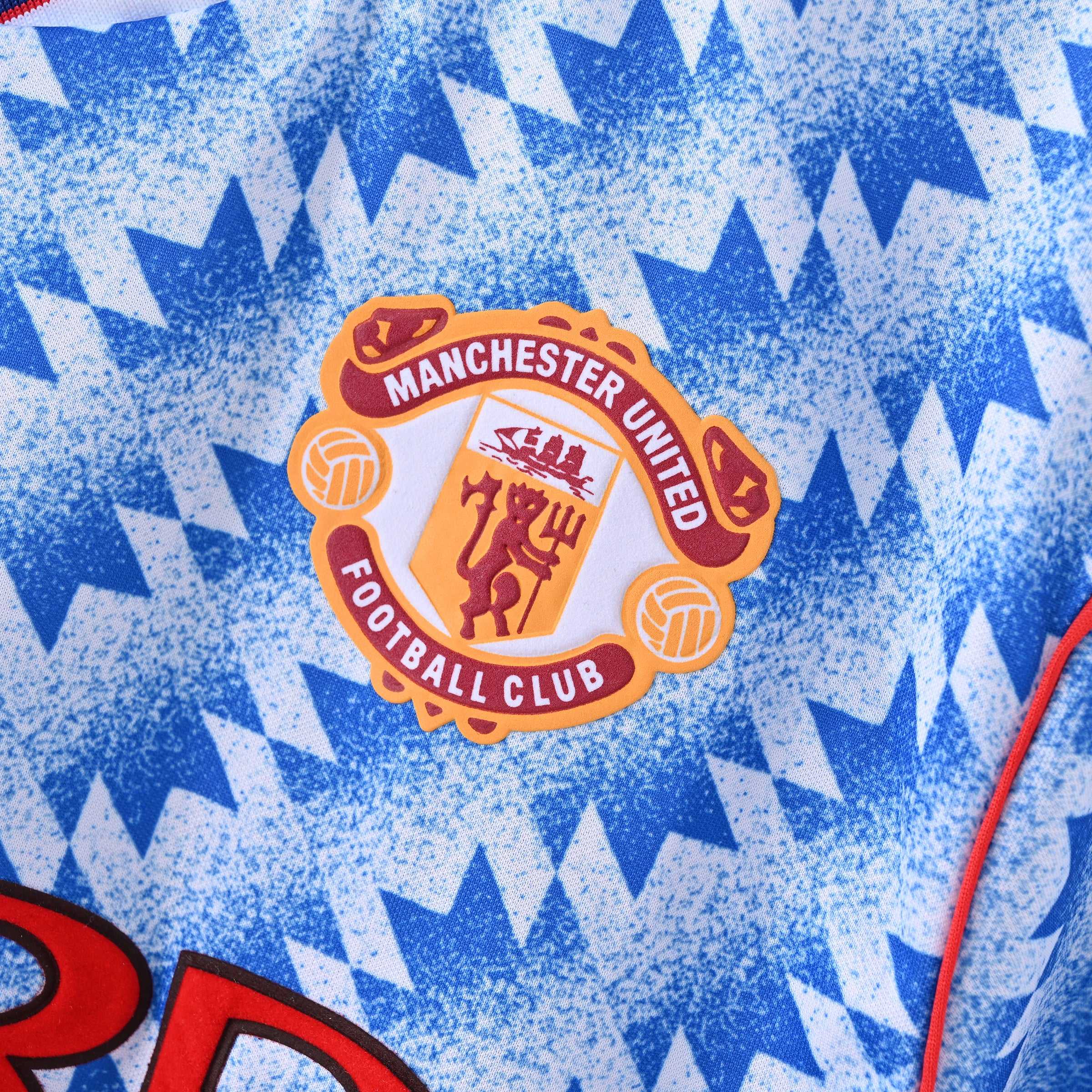 1990-92 Manchester United Away Retro S-2XL - Image 3