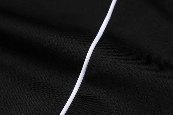 2025-26 Real Madrid Black-Yellow Adult long pull training suit S-2XL - Image 12
