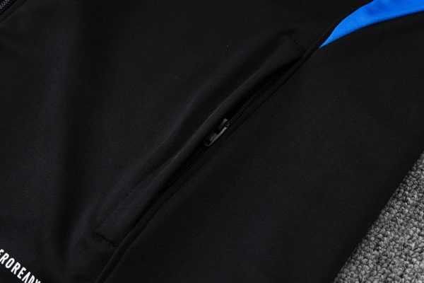2025-26 Manchester United Black Adult long pull training suit S-2XL - Image 13
