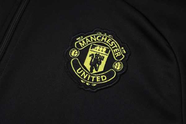 2025-26 Manchester United Black Adult long pull training suit S-2XL - Image 19