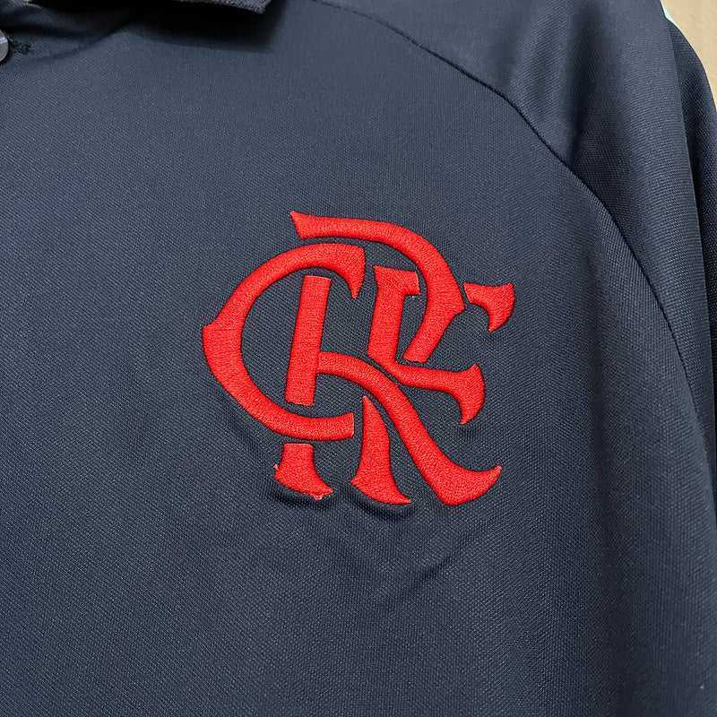 2025-26 Flamengo POLO Jersey Dark Blue S-4XL - Image 3