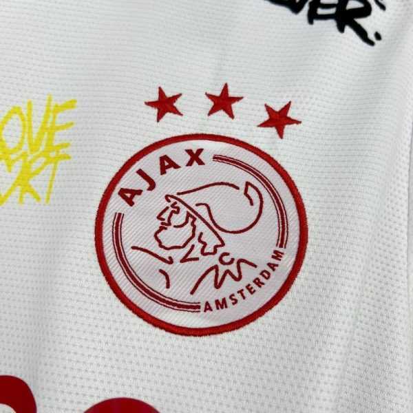 2025-26 Ajax Amsterdam Bob Marley 40th White S-2XL - Image 3