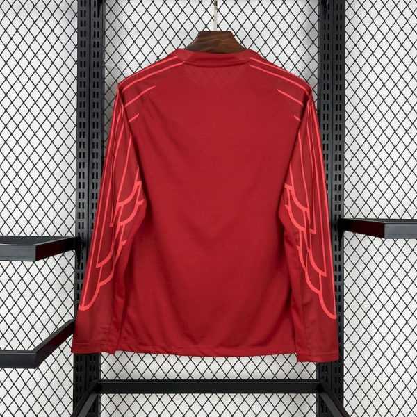2025-26 Paris Long Sleeve Goleiro Red S-2XL - Image 2
